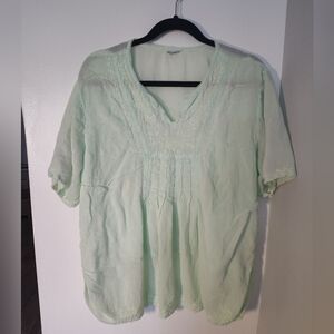 Mint Green Women's Top Size 3X #337